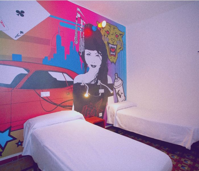 3 beds Female dorms